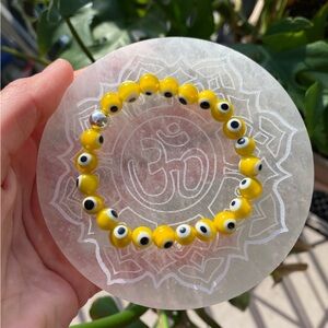 Yellow Evil Eye Bracelet